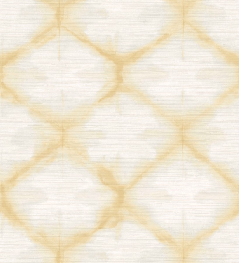 Papel pintado geométrico degradado moderno amarillo Bohemian Vibes 679774