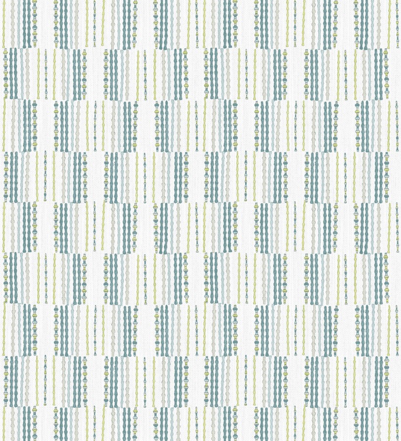 Papel pintado de lineas abstractas con textura textil Trevor Ornaments 680591