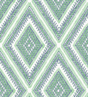 Papel pintado geométrico de rombos estilo boho chic Boho Carpet 680781