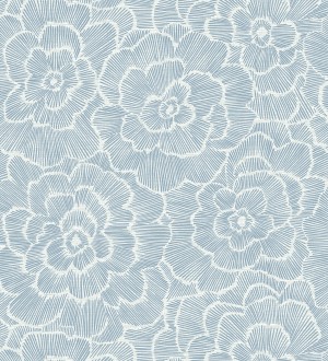 Papel pintado de flores grandes Dublin Flowers 680802