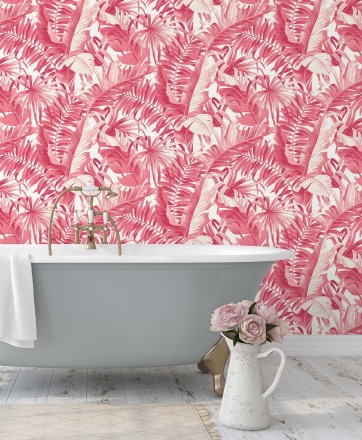 Papel pintado hojas tropicales Indonesia 680818