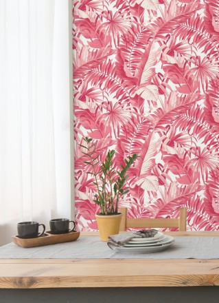 Papel pintado hojas tropicales Indonesia 680818