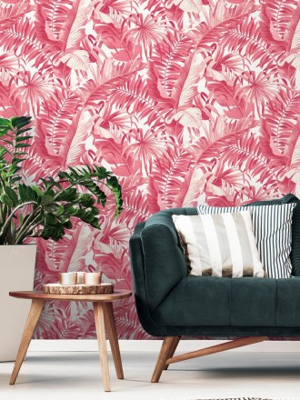 Papel pintado hojas tropicales Indonesia 680818