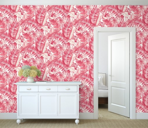 Papel pintado hojas tropicales Indonesia 680818