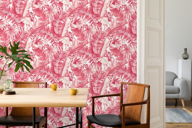 Papel pintado hojas tropicales Indonesia 680818
