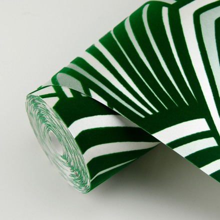 Papel pintado geométrico de arcos de terciopelo Scandi Arches 680825
