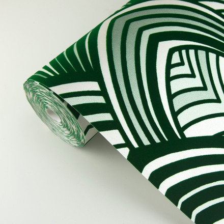 Papel pintado geométrico de arcos de terciopelo Scandi Arches 680825