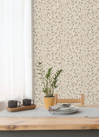 Papel pintado mármol de terrazo Genova 679368