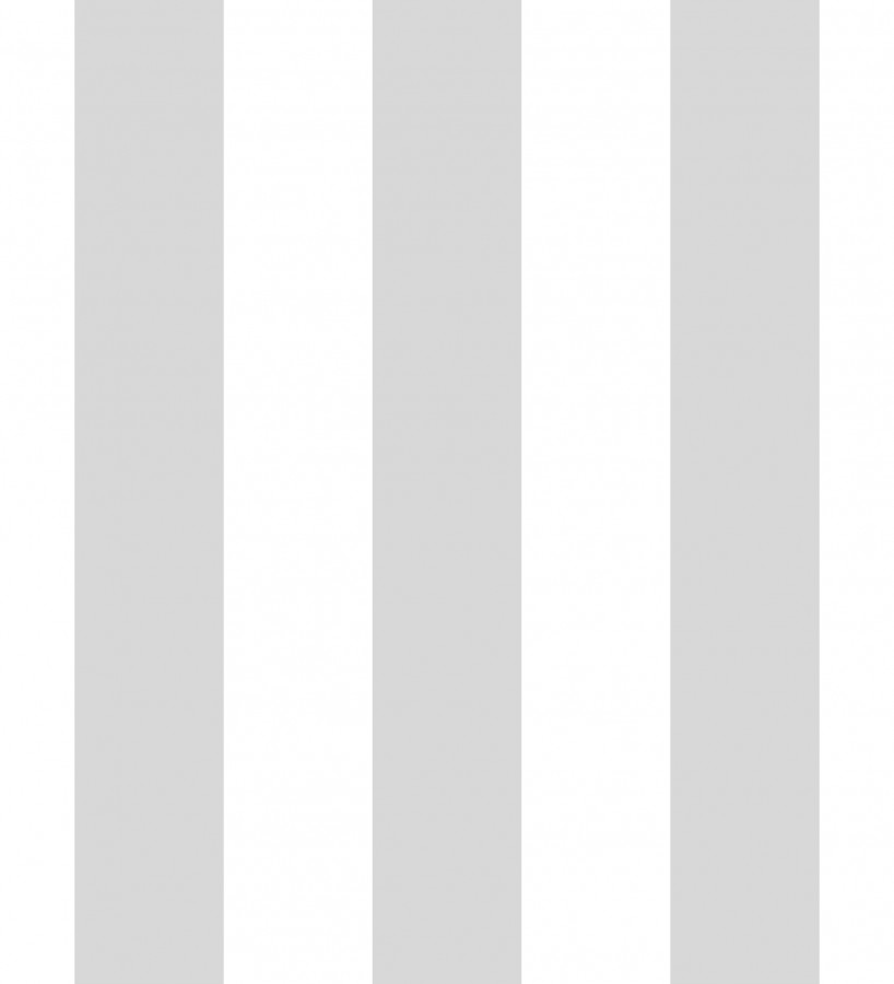 Papel pintado infantil de rayas grises y blancas Raya Piccolo 680217
