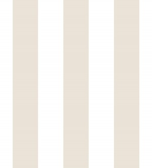 Papel pintado infantil de rayas beige y blancas Raya Piccolo 680223