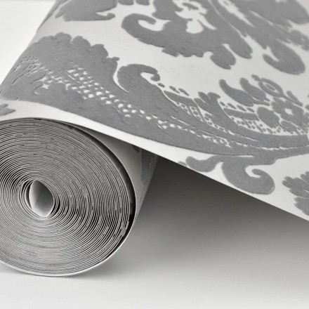 Papel pintado damasco de terciopelo en relieve Adagio 679503