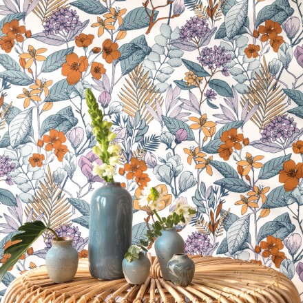 Papel pintado Caselio Flower Power - 101855060