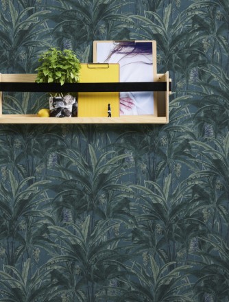 Papel pintado hojas de palmeras de la selva tropical Beirut Tropic 126337