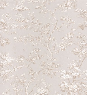 Papel pintadode árboles y ramas estilo toile de jouy Nantes Forest 126475