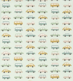 Papel pintado infantil coches antiguos Vintage Cars 126519