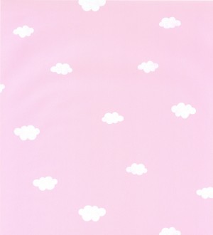 Papel pintado infantil de nubes fondo rosa Kids Clouds 126581