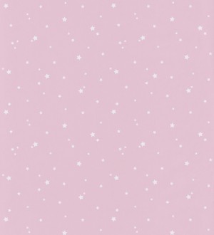 Papel pintado infantil estrellas pequeñas fondo rosa Wendy Stars 126692