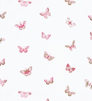Papel pintado infantil mariposas rosa Sweet Butterflies 126697
