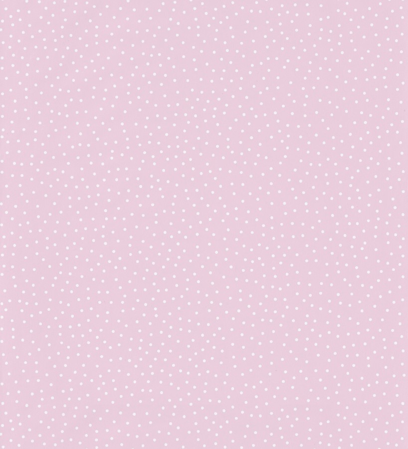 Papel pintado lunares pequeños fondo rosa claro Ruby Dots 126713