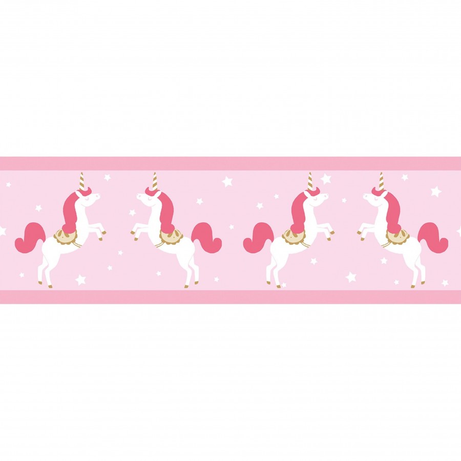 Cenefa infantil de unicornios Candy Unicorns 126727