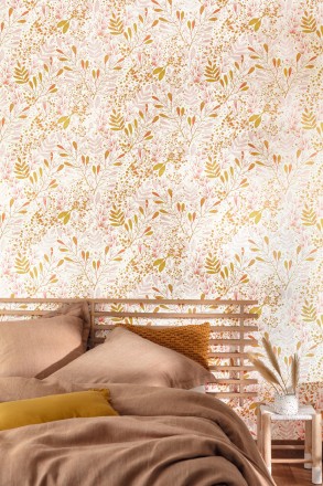 Papel pintado ramilletes de hojas Elowen Forest 126749