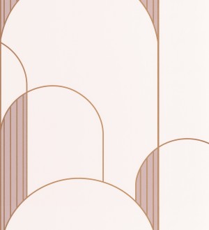 Papel pintado geométrico estilo art decó Leiko Modern 126835