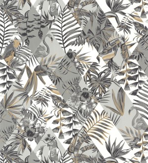 Papel pintado geométrico jungla tropical Metrix Jungle 126870