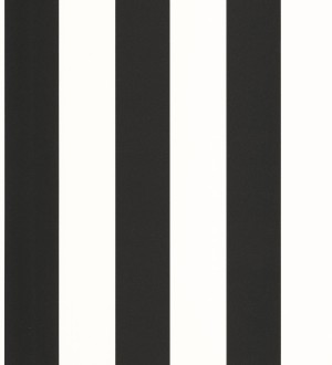 Papel pintado rayas blanco y negro Rover Stripes 126873