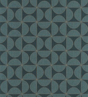 Papel pintado geométrico reloj de arena Kronos 126893