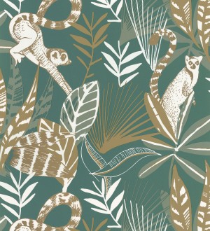 Papel pintado suricatos en la jungla Raccoon Jungle 127006