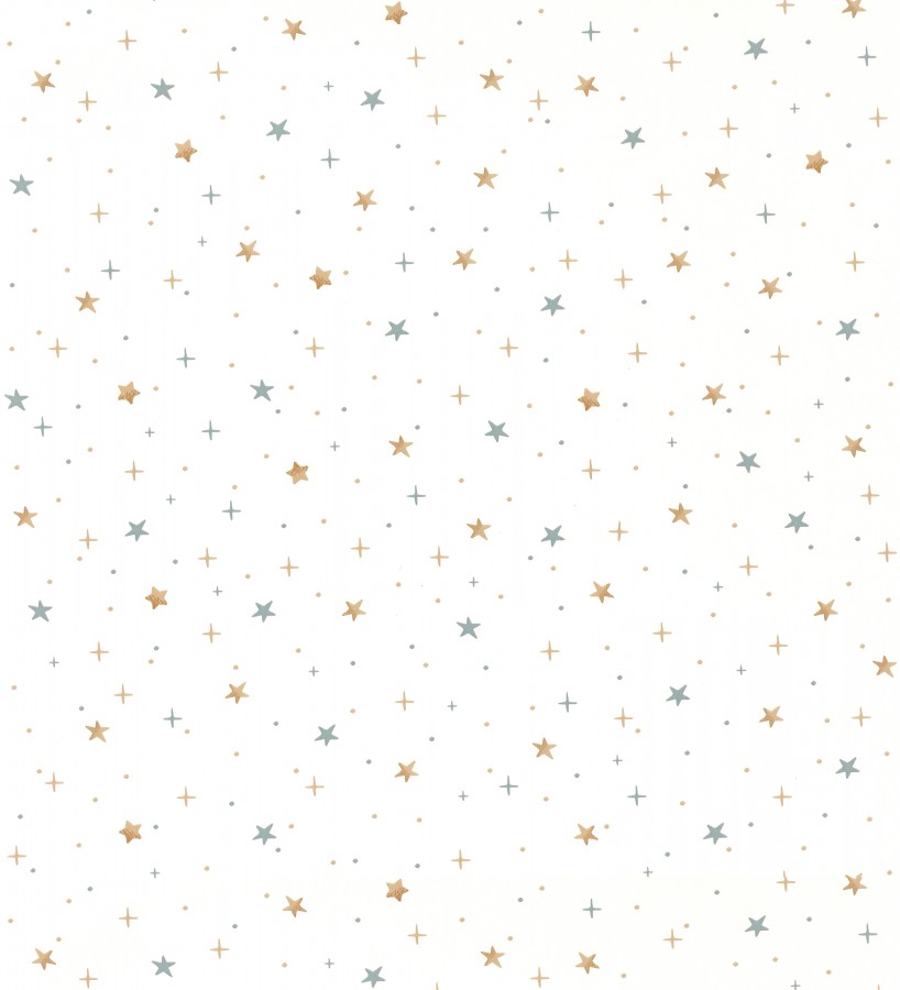Papel pintado estrellas fondo blanco Oslo Stars 127044