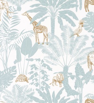 Papel pintado animales africanos en la jungla Family Jungle 127053