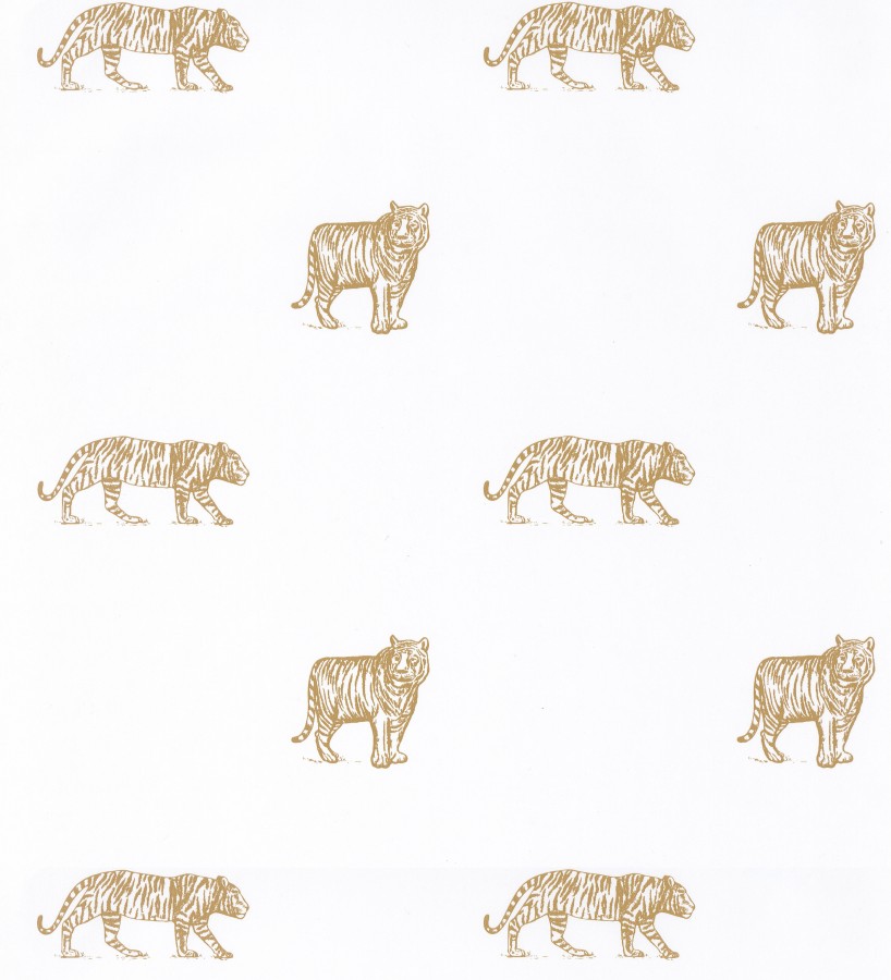 Papel pintado de tigres Tiger Jungle 127055