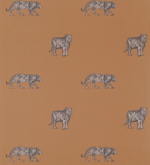 Papel pintado de tigres Tiger Jungle 127056