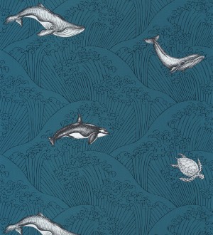 Papel pintado de animales marinos Big Fish 127071