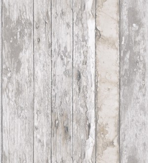 Papel pintado listones de madera desgastada estilo shabby chic Porto Caldeira 127179