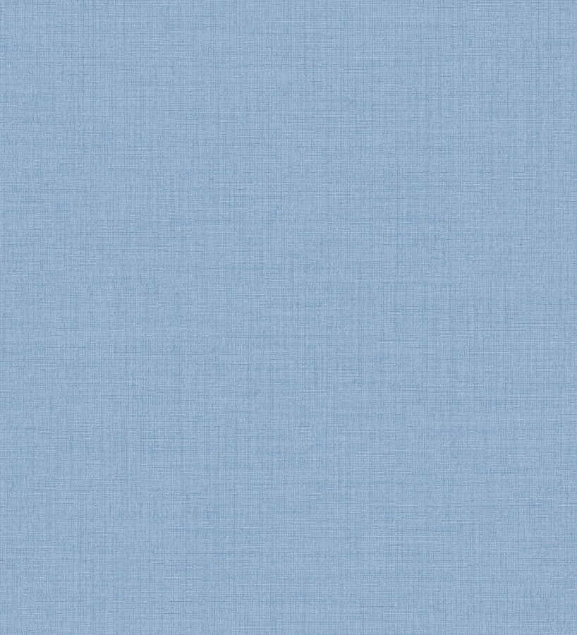 Papel pintado liso texturizado azul Claire House 127238