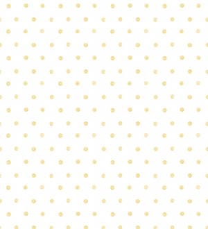 Papel pintado lunares amarillo Petit Dots 127254