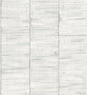 Papel pintado listones de madera blanca Artemis 127360
