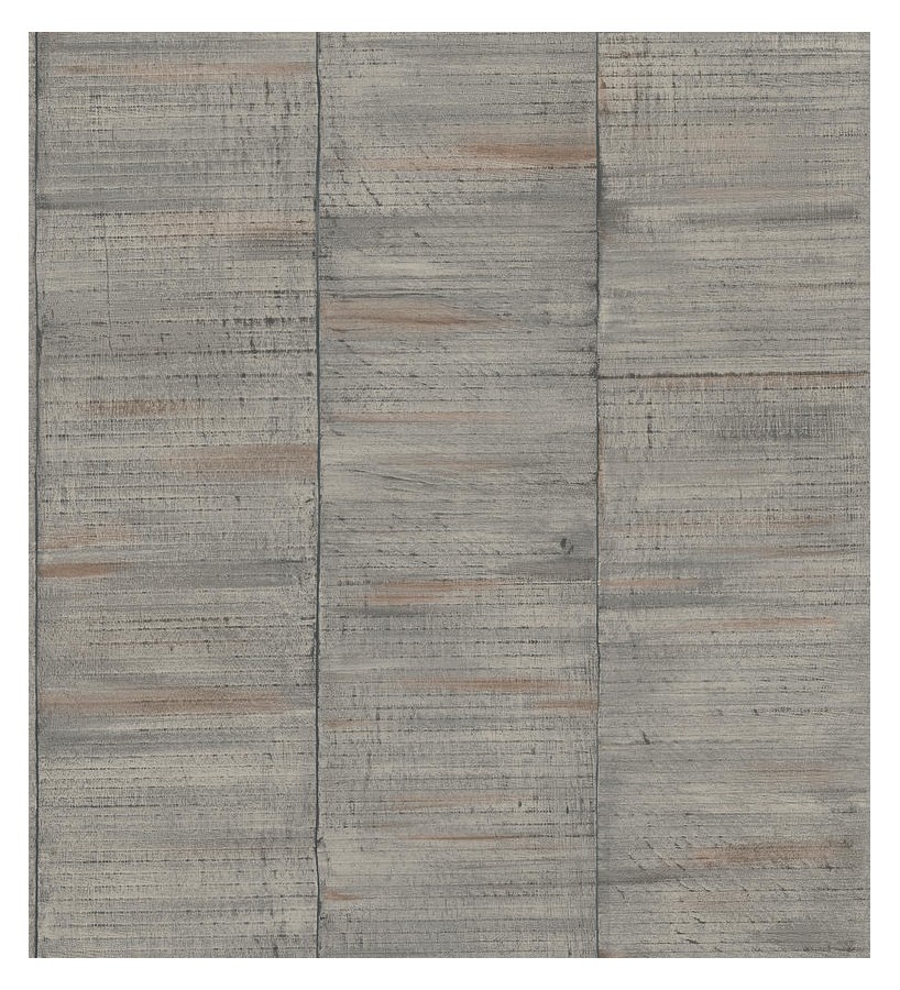 Papel pintado listones de madera grisácea Artemis 127361