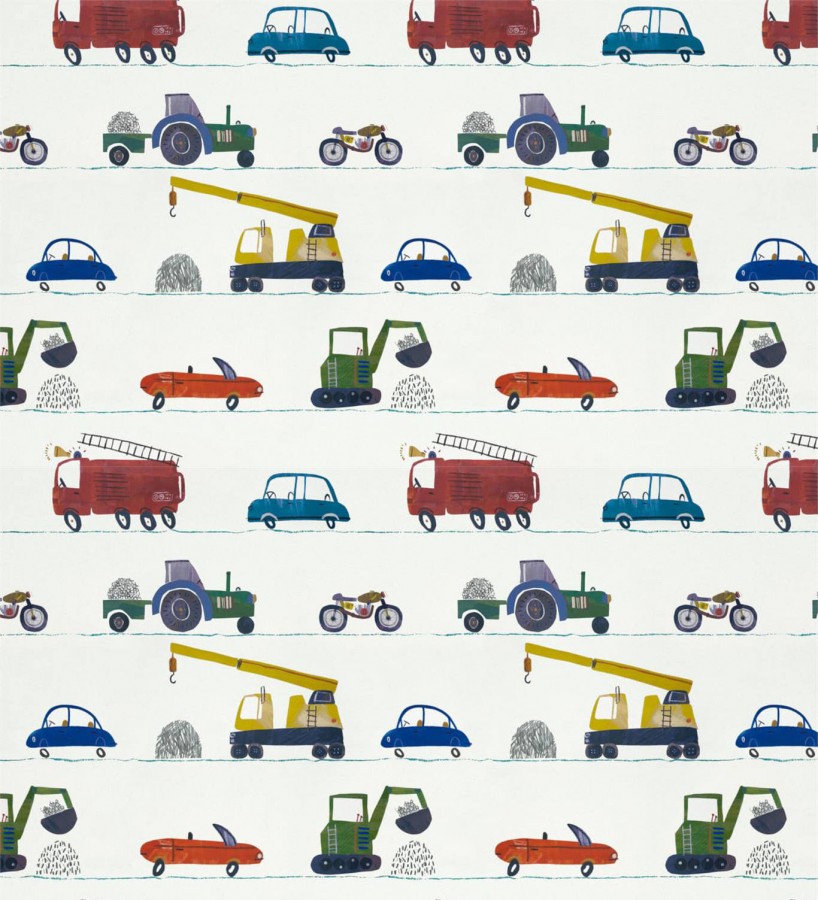 Papel pintado infantil carretera y coches - Streets & Cars 451716