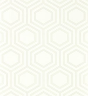Papel pintado geométrico hexágonos art decó Den House 127491