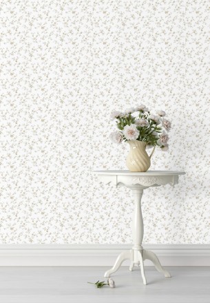 Papel pintado flores pequeñas románticas Verona Garden 127549