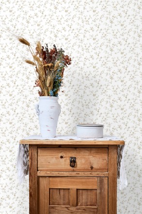Papel pintado flores pequeñas románticas Verona Garden 127549