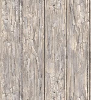 Papel pintado listones de madera desgastada Dover Wood 127614
