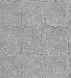 Papel pintado cuadros de piel de caimán africano gris Chester Factory 127722