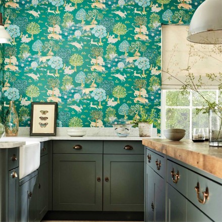 Papel pintado tapiz jardín imperial estilo hindú Imperial Garden 127750
