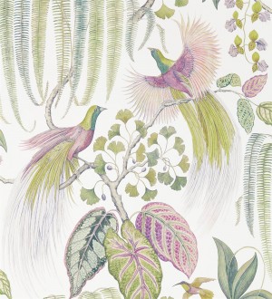Papel pintado artístico de aves y plantas Rinko Royal 127788