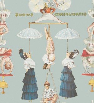 Papel pintado mujeres de circo estilo vintage Lady Circus 127817