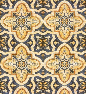 Papel pintado azulejos estilo oriental Bai Tigla 127872